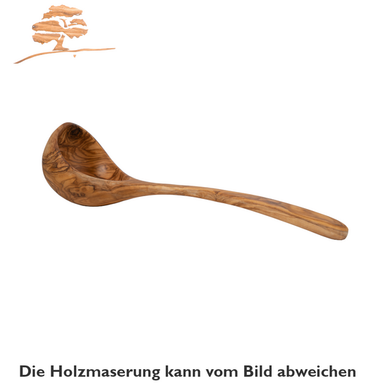 Schöpfkelle aus Olivenholz Größe M