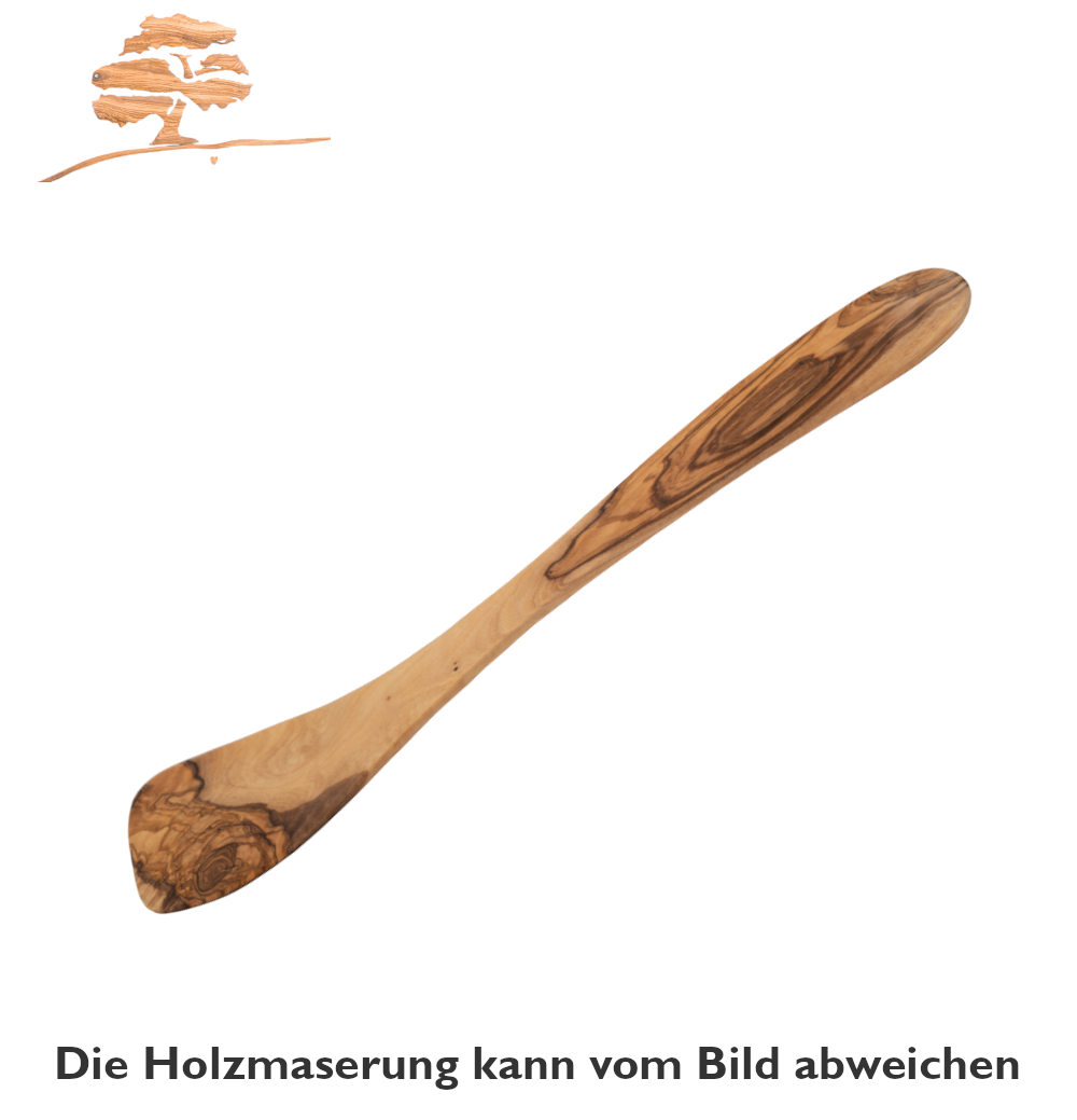 Pfannenwender aus Olivenholz 100% natürlich - ohne Schadstoffe Gr.L