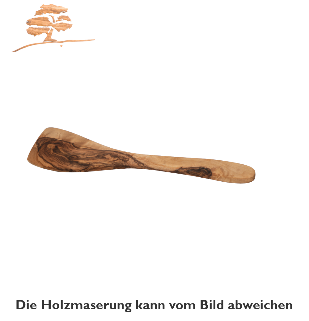 Pfannenwender aus Olivenholz 100% natürlich - ohne Schadstoffe Gr.S