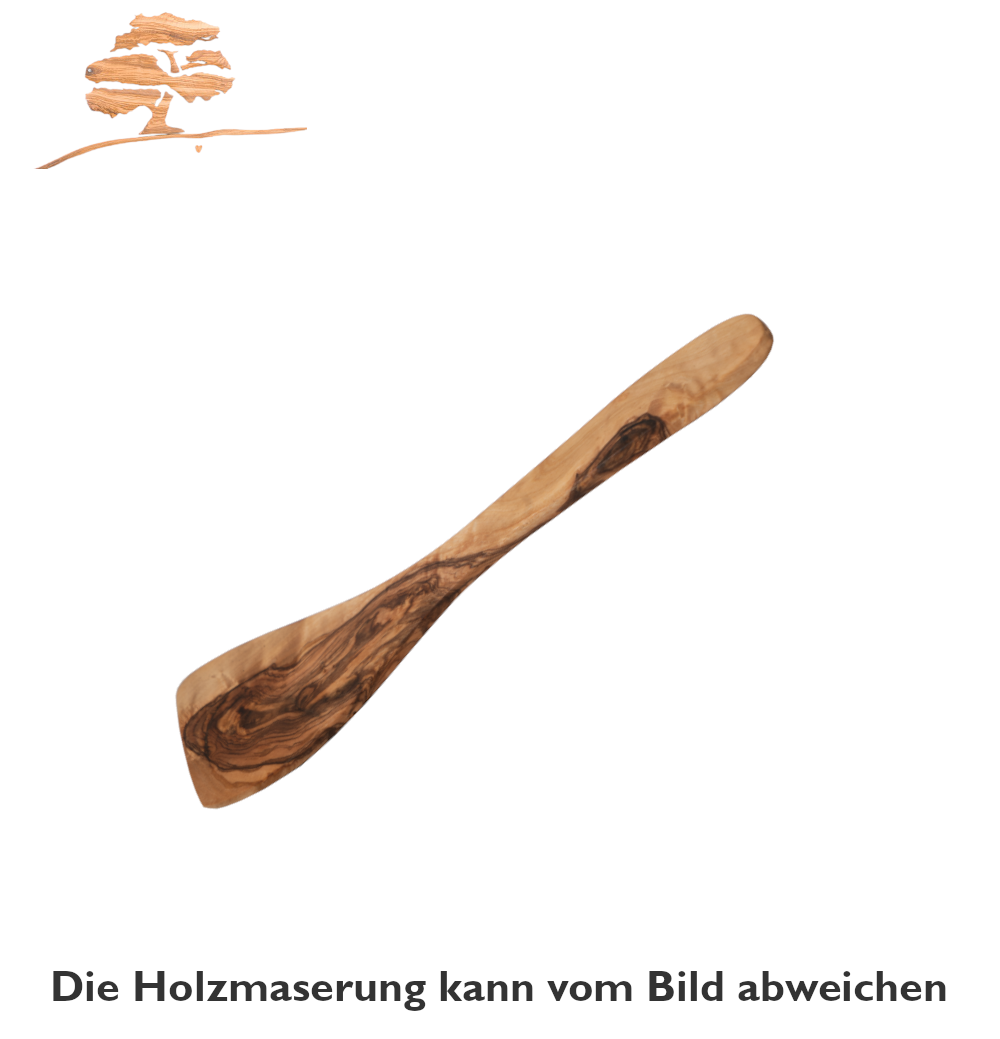 Pfannenwender aus Olivenholz 100% natürlich - ohne Schadstoffe Gr.S