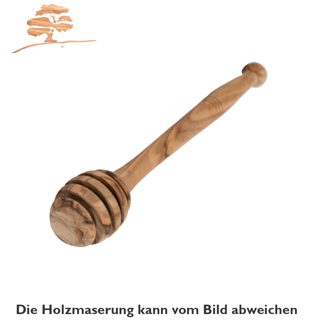 Honiglöffel aus Olivenholz 100% natürliches, unbehandeltes Olivenholz